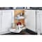Rev-A-Shelf Steel, Gray, 37.6 in W, 24.5 in H, 21.56 in D, 21.55 in L, Gray 5372-18-GR-L - alternate 3